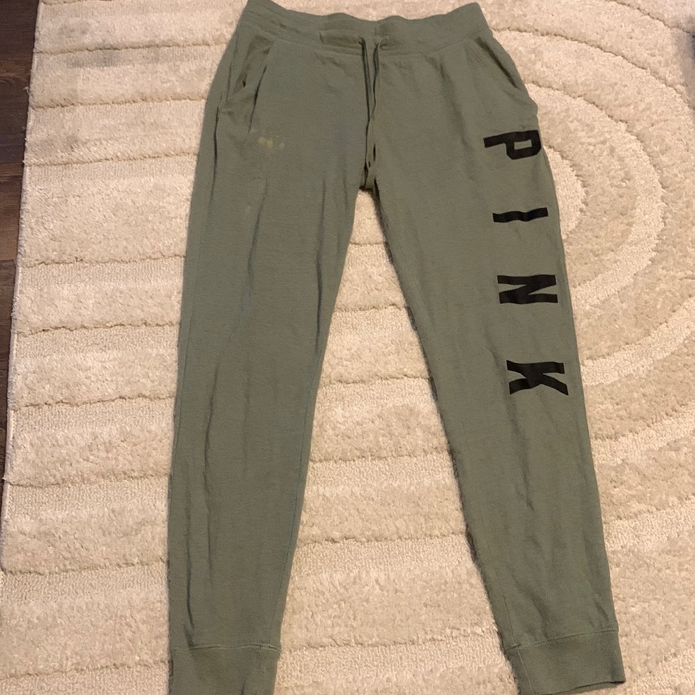Pink Army Green Joggers